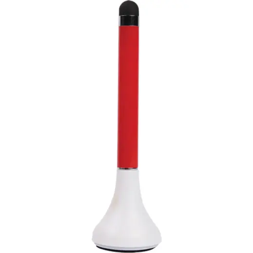 Standing Pen with Stylus and Screen Cleaner Red